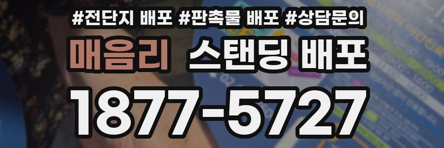 매음리 스탠딩 배포
