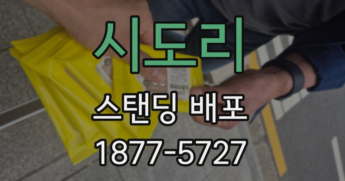 시도리 스탠딩 배포