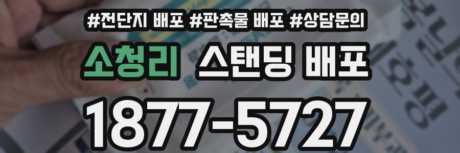 소청리 스탠딩 배포