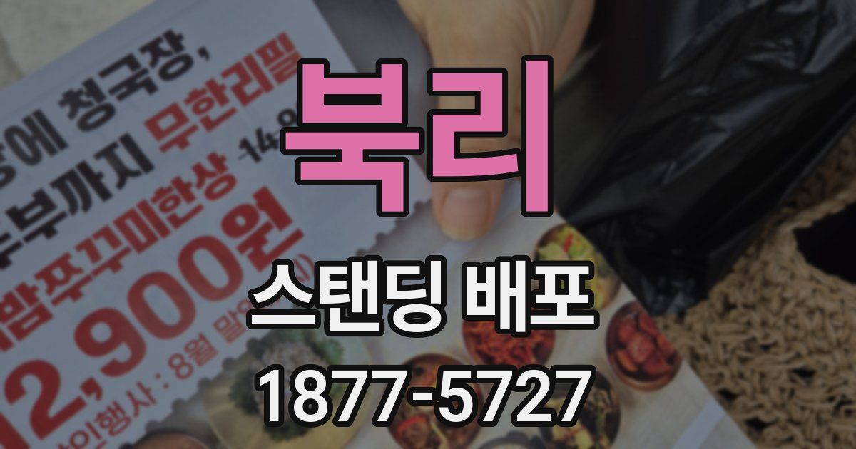북리 스탠딩 배포