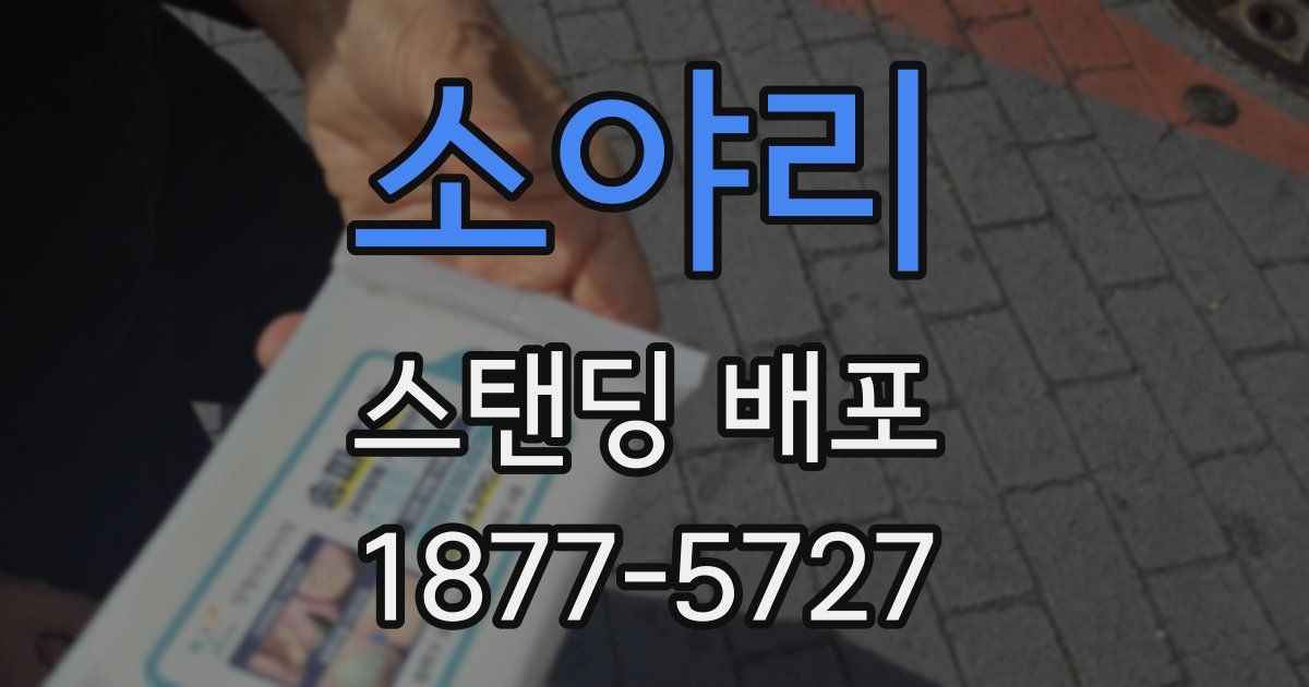 소야리 스탠딩 배포