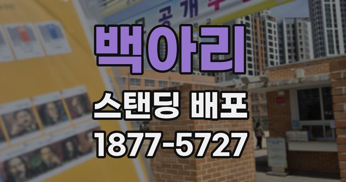 백아리 스탠딩 배포