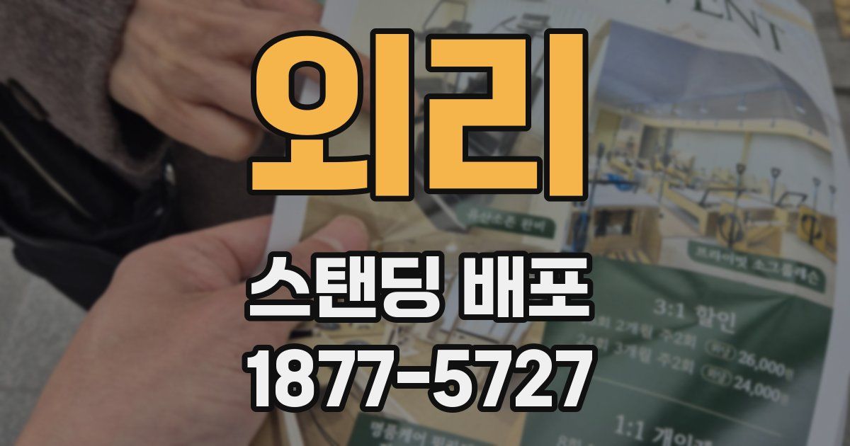 외리 스탠딩 배포