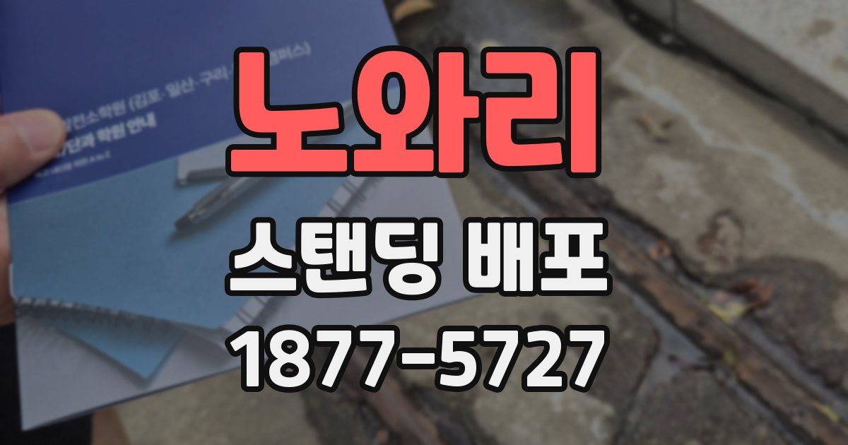 노와리 스탠딩 배포