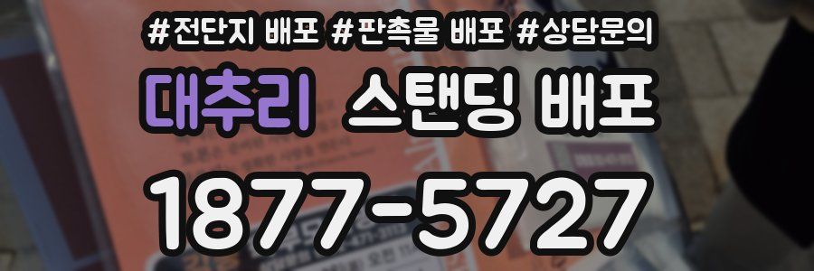 대추리 스탠딩 배포