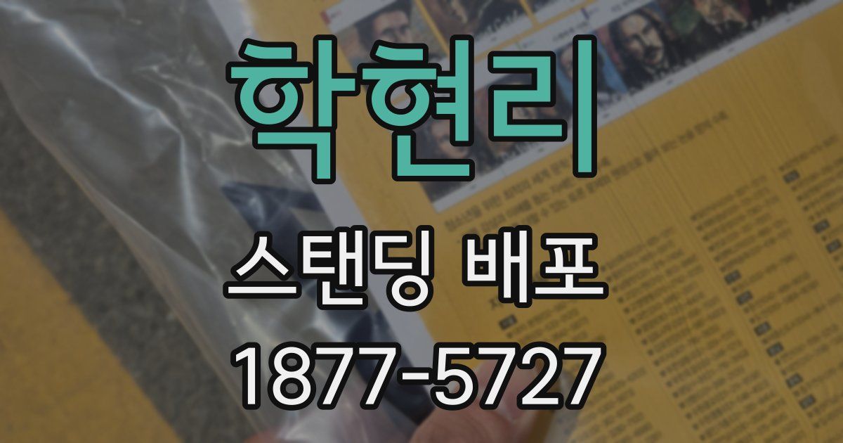 학현리 스탠딩 배포