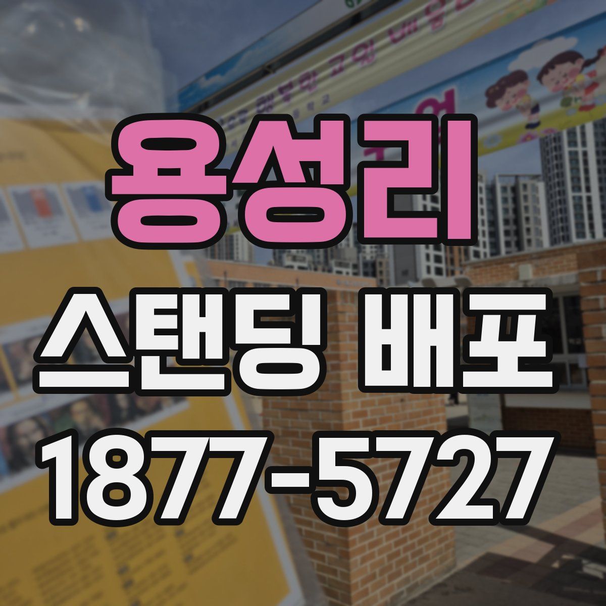 용성리 스탠딩 배포