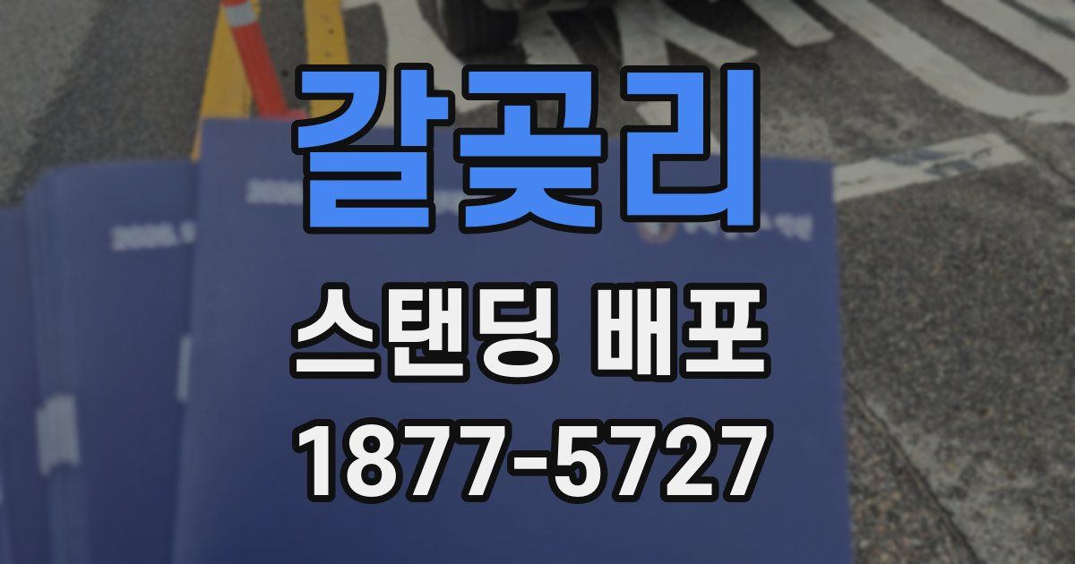 갈곶리 스탠딩 배포