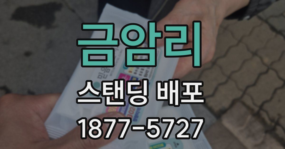 금암리 스탠딩 배포
