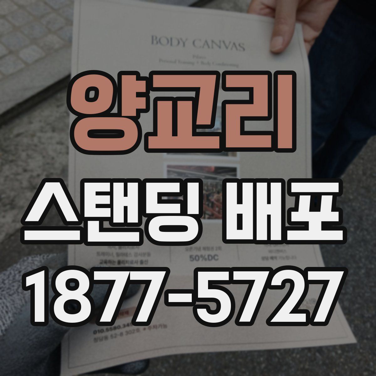 양교리 스탠딩 배포