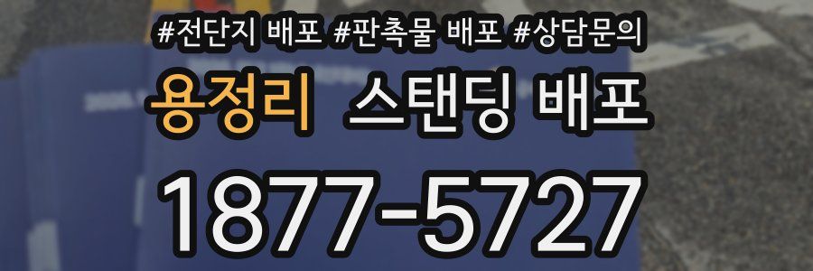 용정리 스탠딩 배포