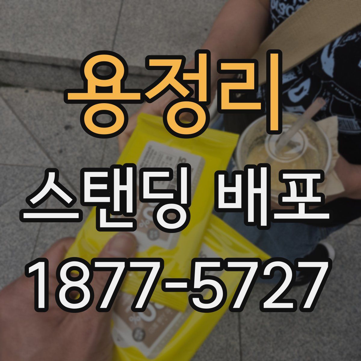용정리 스탠딩 배포