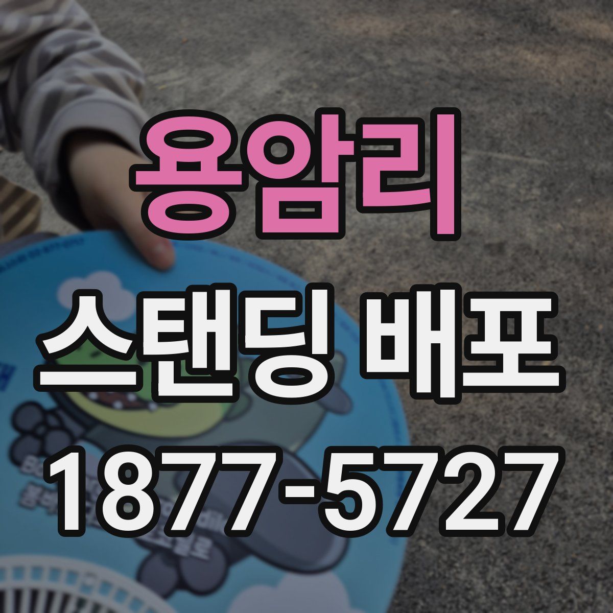 용암리 스탠딩 배포
