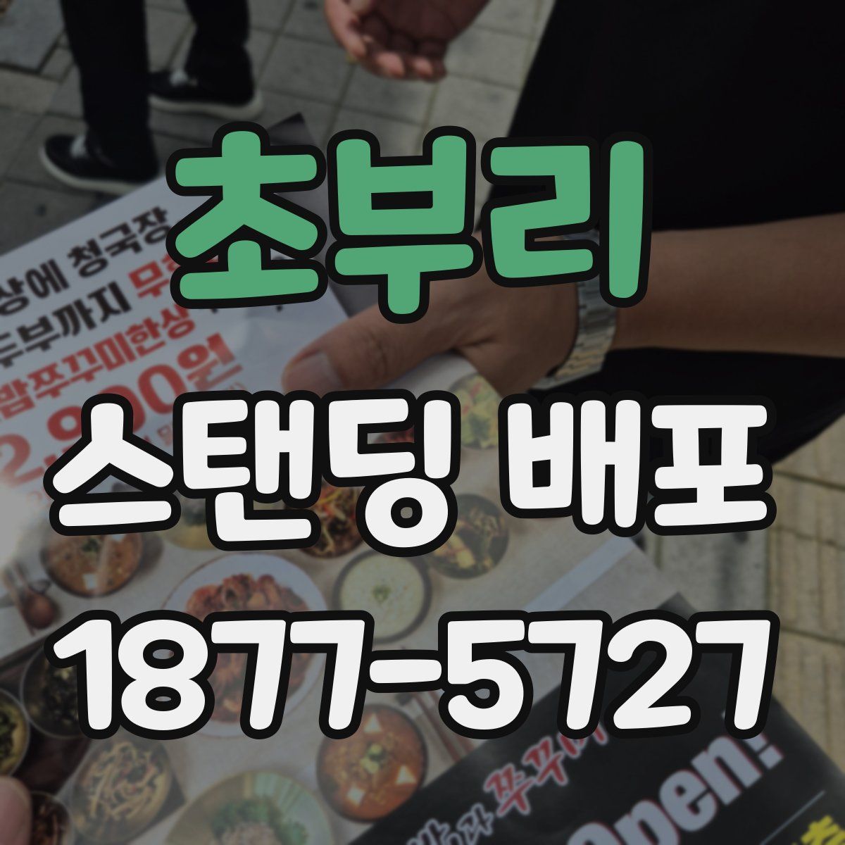 초부리 스탠딩 배포