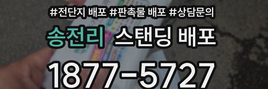 송전리 스탠딩 배포