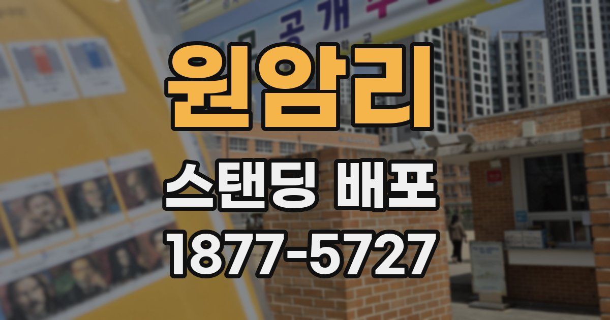 원암리 스탠딩 배포