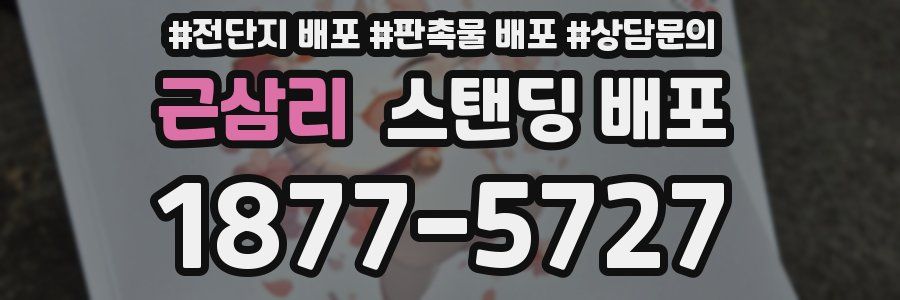 근삼리 스탠딩 배포
