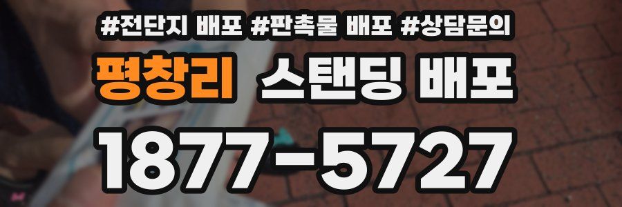평창리 스탠딩 배포