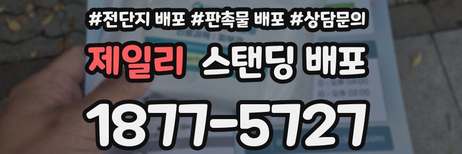 제일리 스탠딩 배포