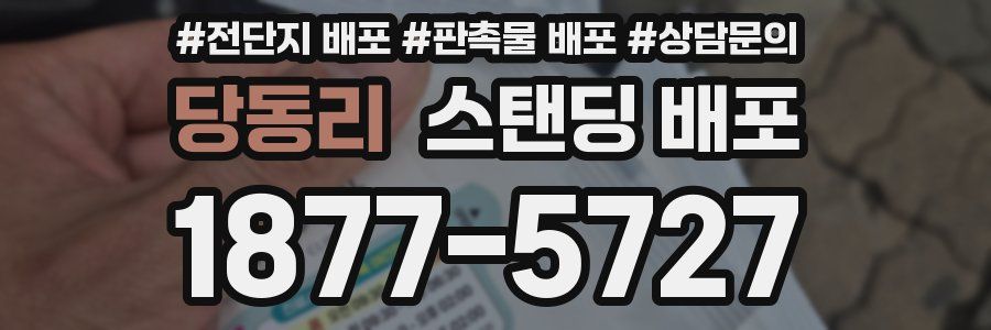 당동리 스탠딩 배포