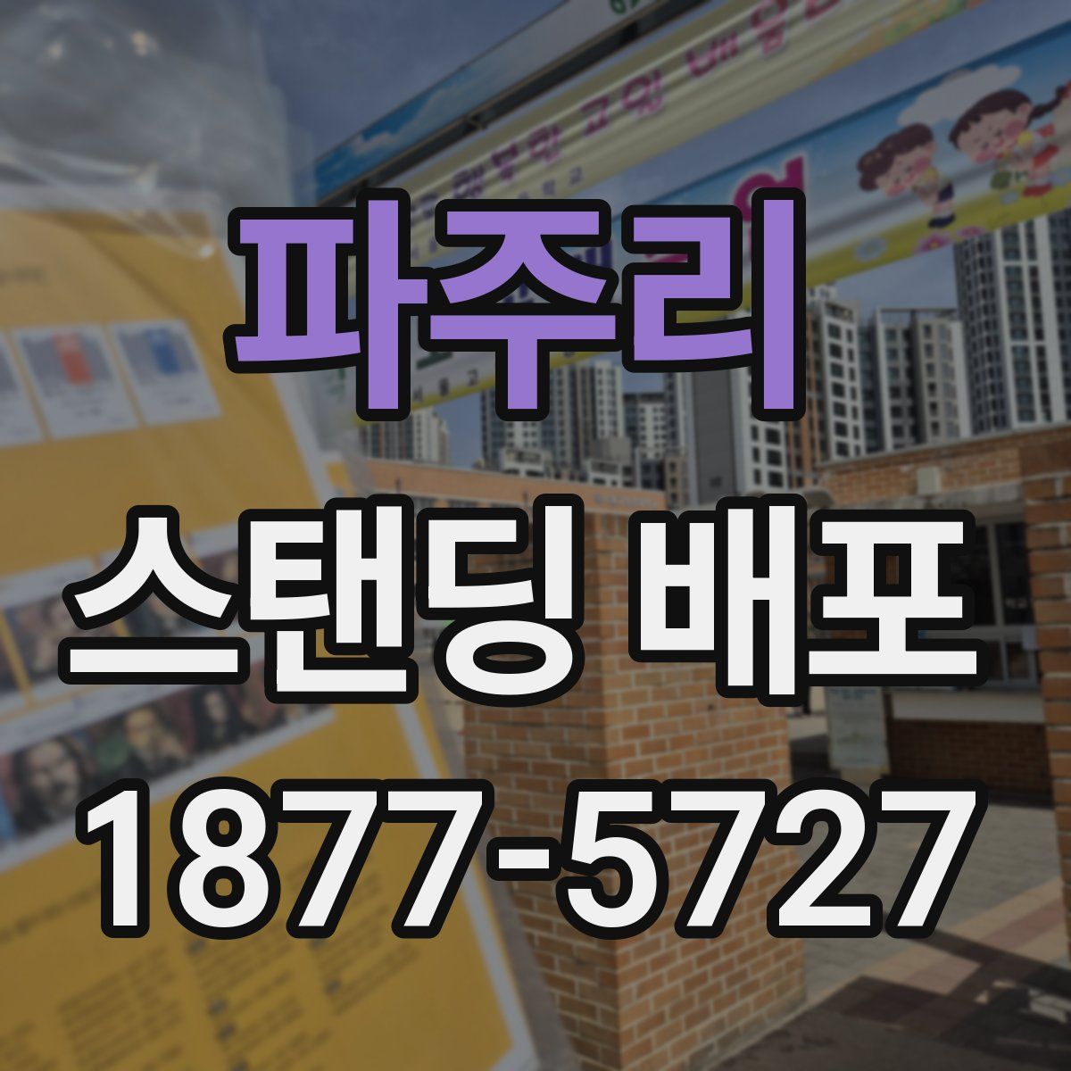 파주리 스탠딩 배포