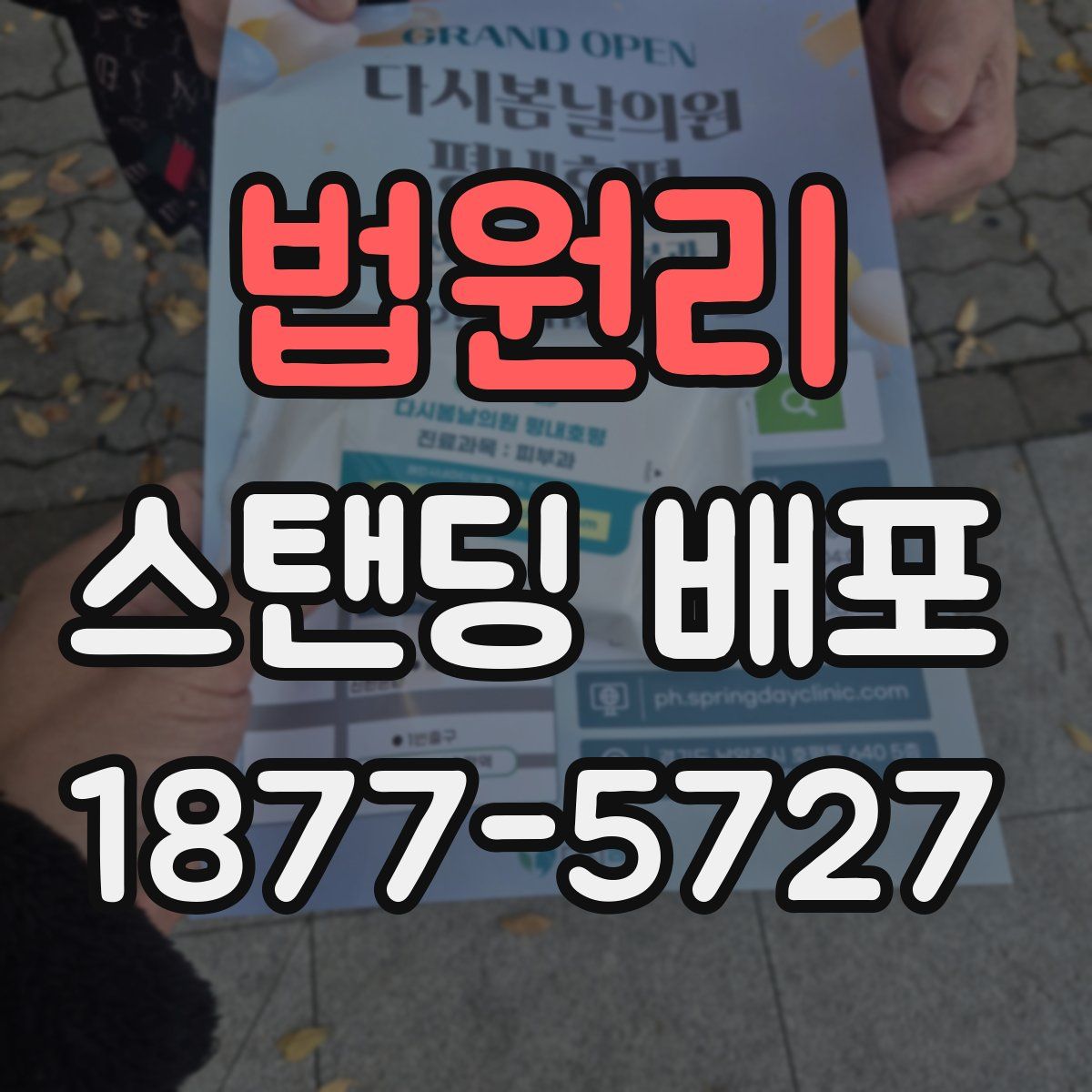 법원리 스탠딩 배포