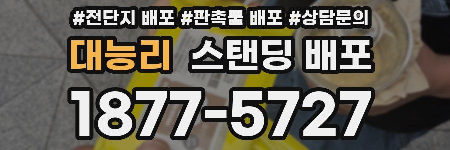 대능리 스탠딩 배포