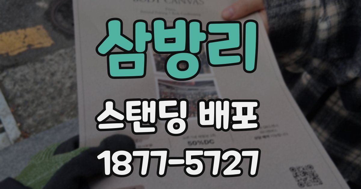삼방리 스탠딩 배포