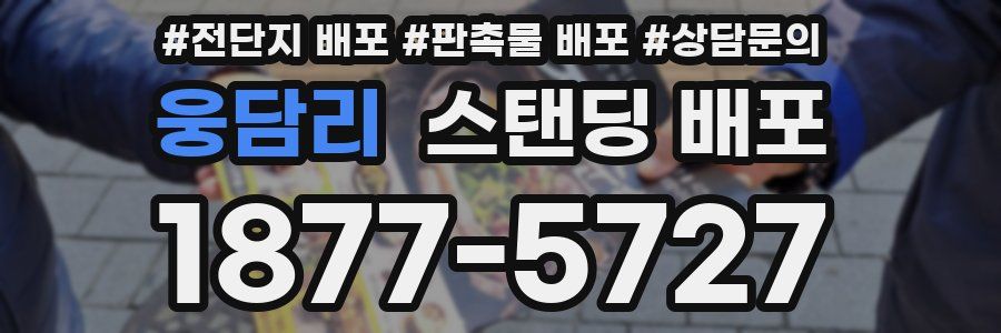 웅담리 스탠딩 배포
