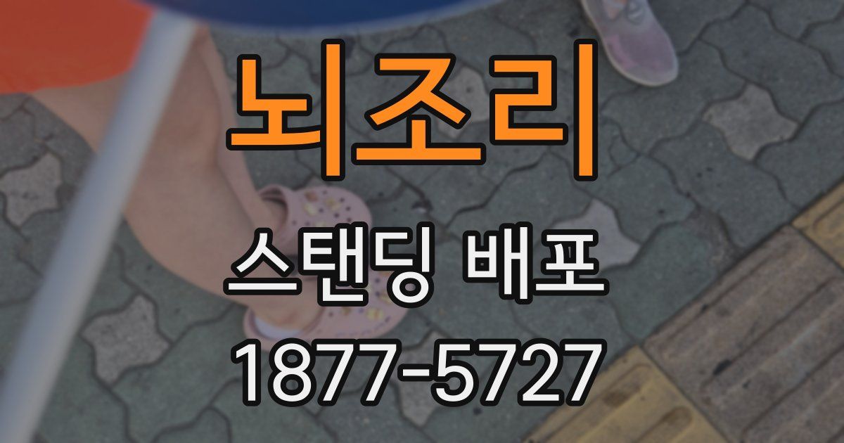 뇌조리 스탠딩 배포