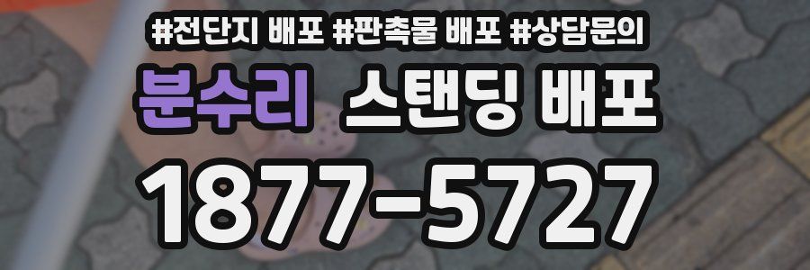 분수리 스탠딩 배포