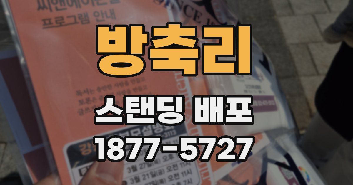 방축리 스탠딩 배포
