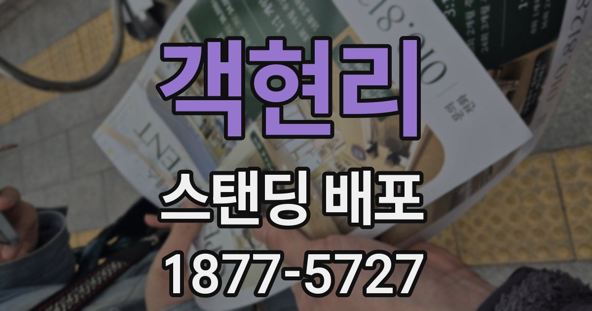 객현리 스탠딩 배포