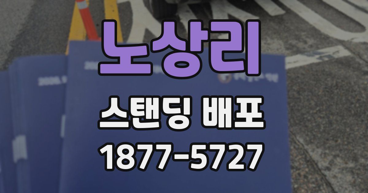 노상리 스탠딩 배포