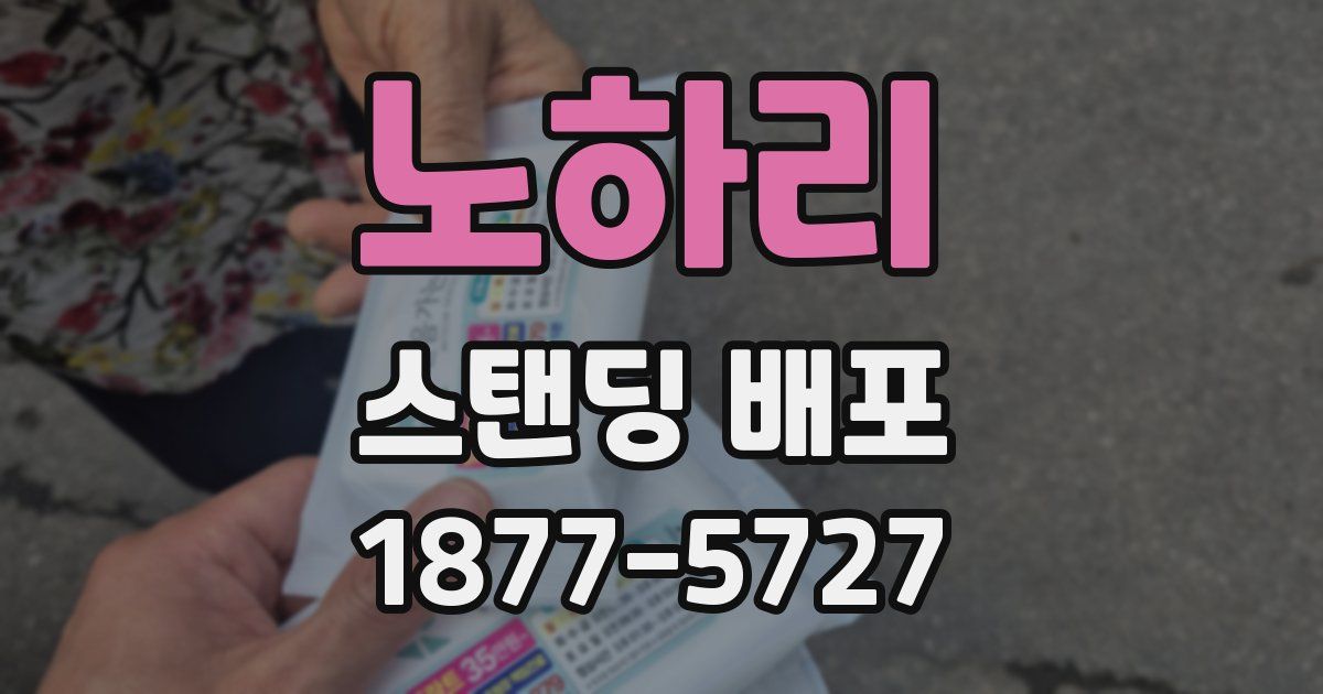 노하리 스탠딩 배포