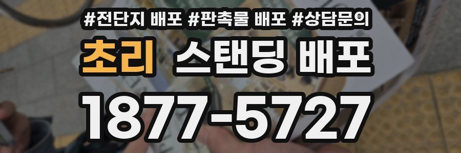 초리 스탠딩 배포