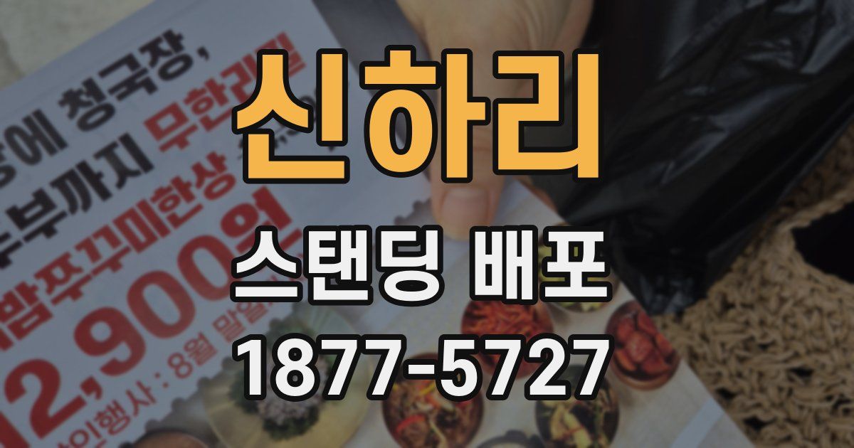 신하리 스탠딩 배포