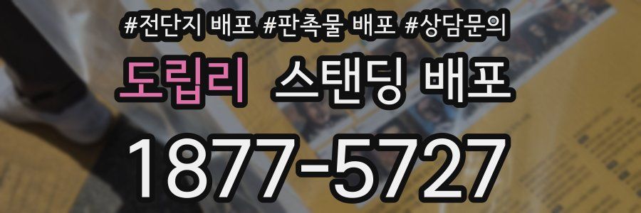 도립리 스탠딩 배포
