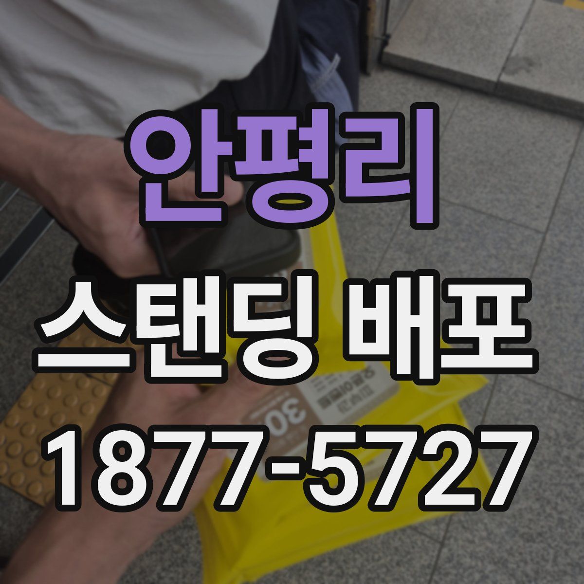 안평리 스탠딩 배포