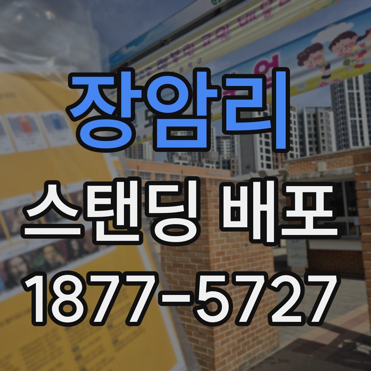 장암리 스탠딩 배포