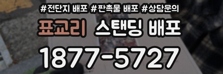 표교리 스탠딩 배포