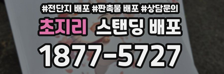 초지리 스탠딩 배포