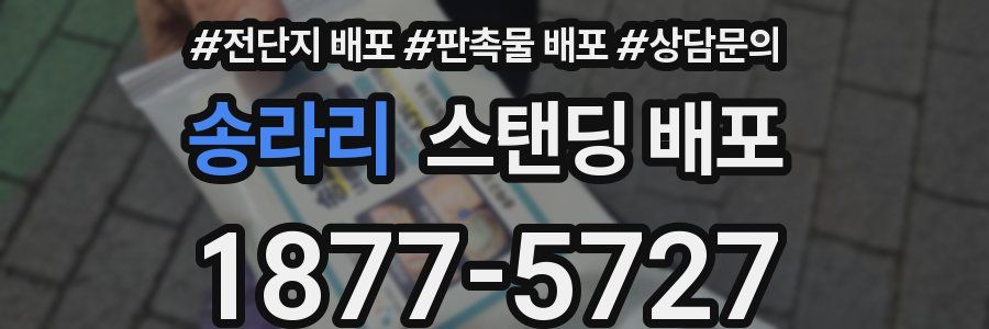 송라리 스탠딩 배포