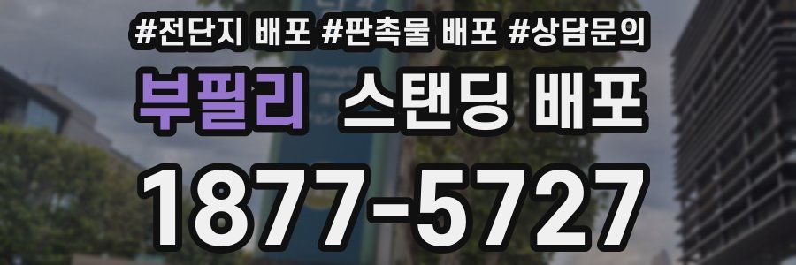 부필리 스탠딩 배포