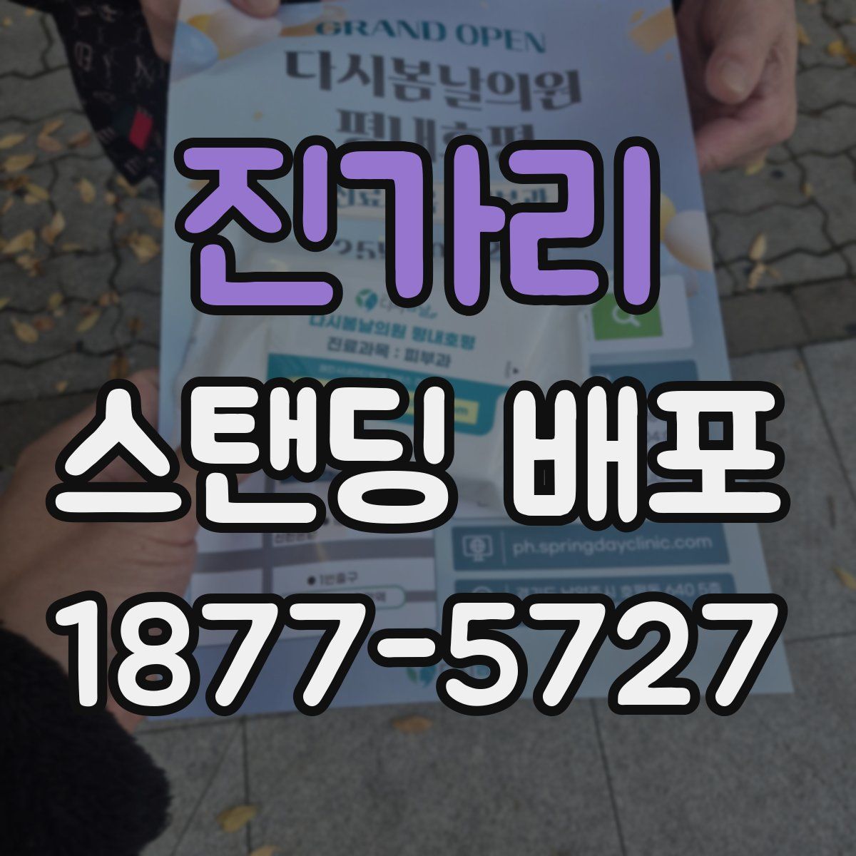 진가리 스탠딩 배포