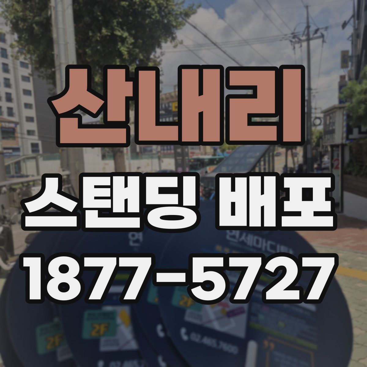 산내리 스탠딩 배포