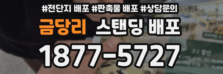 금당리 스탠딩 배포
