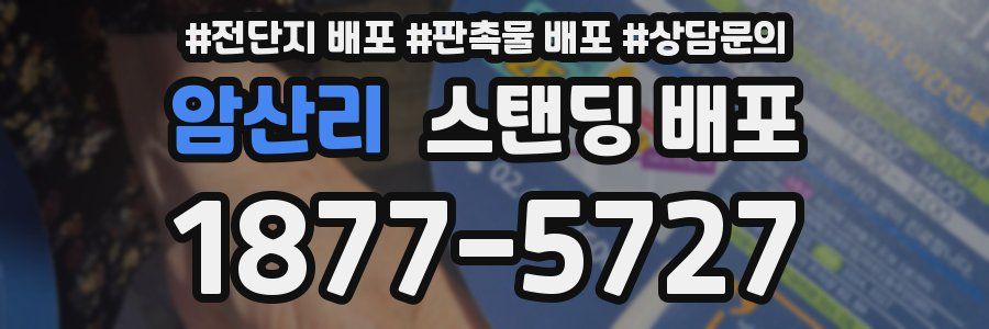 암산리 스탠딩 배포