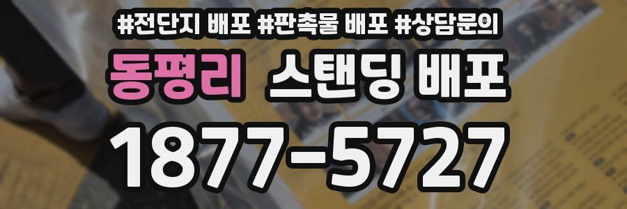 동평리 스탠딩 배포