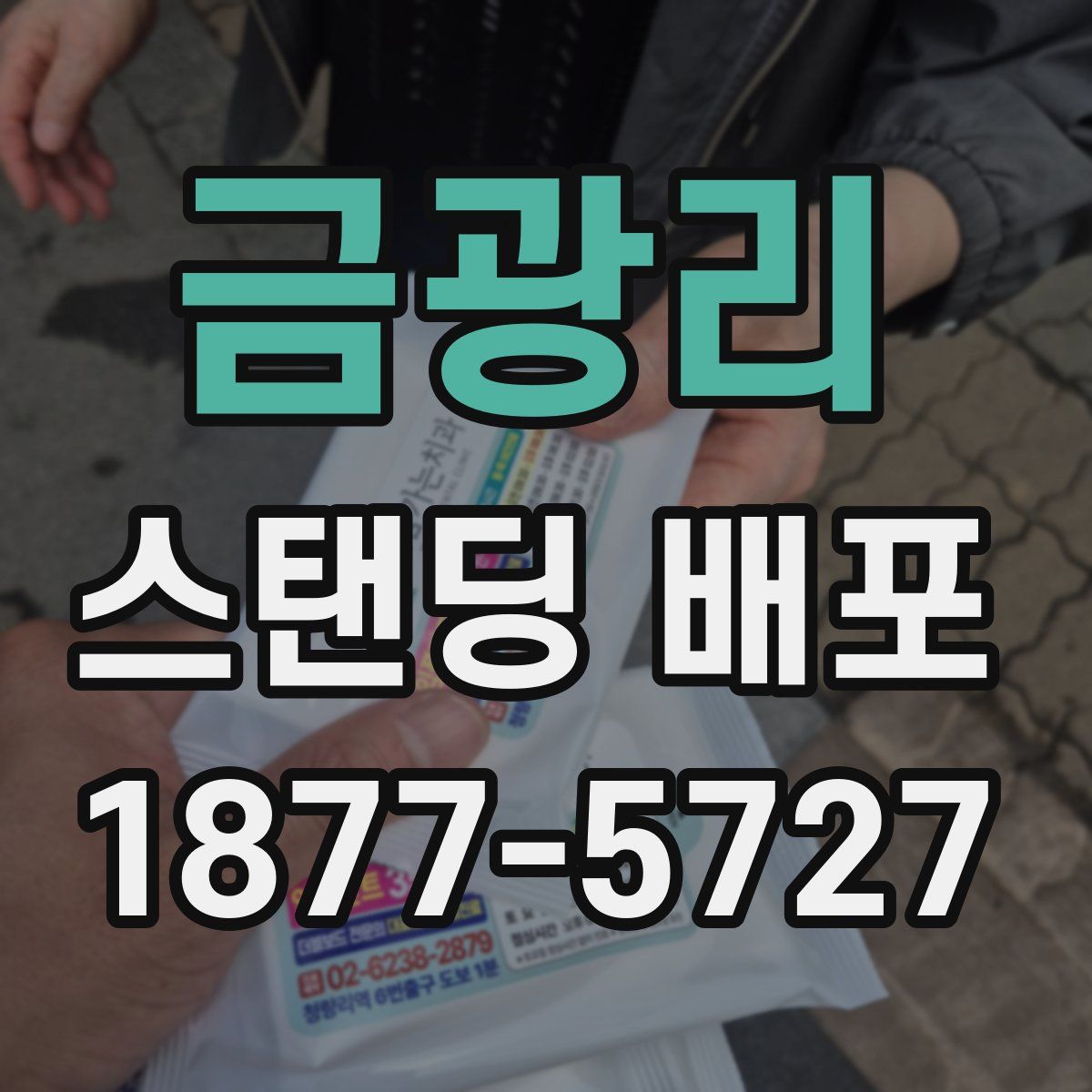 금광리 스탠딩 배포